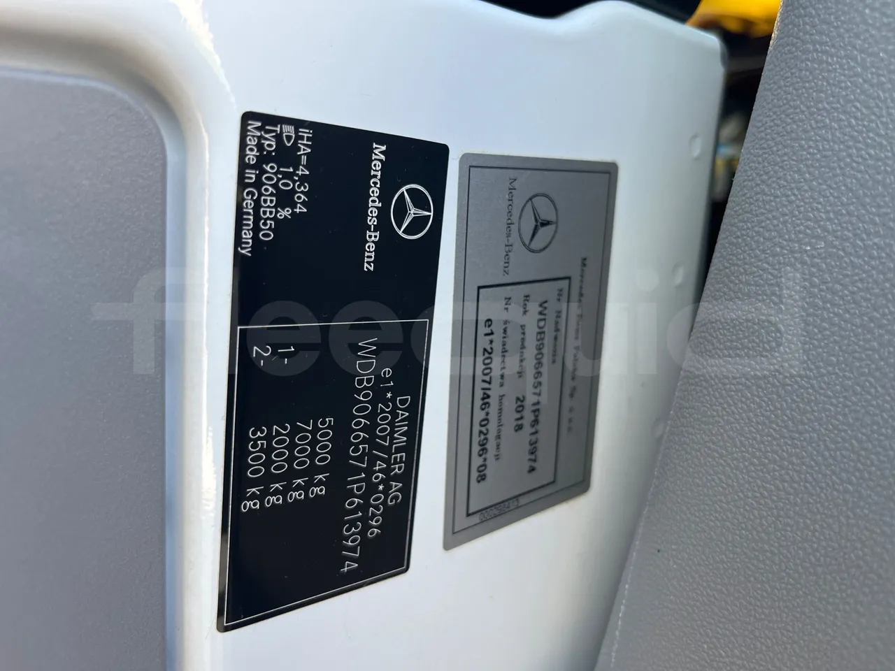 Mercedes-Benz Sprinter  906BB50-2 BUZOLA - Euro6 - 120kW - 7.361mt - vehicle plate photo