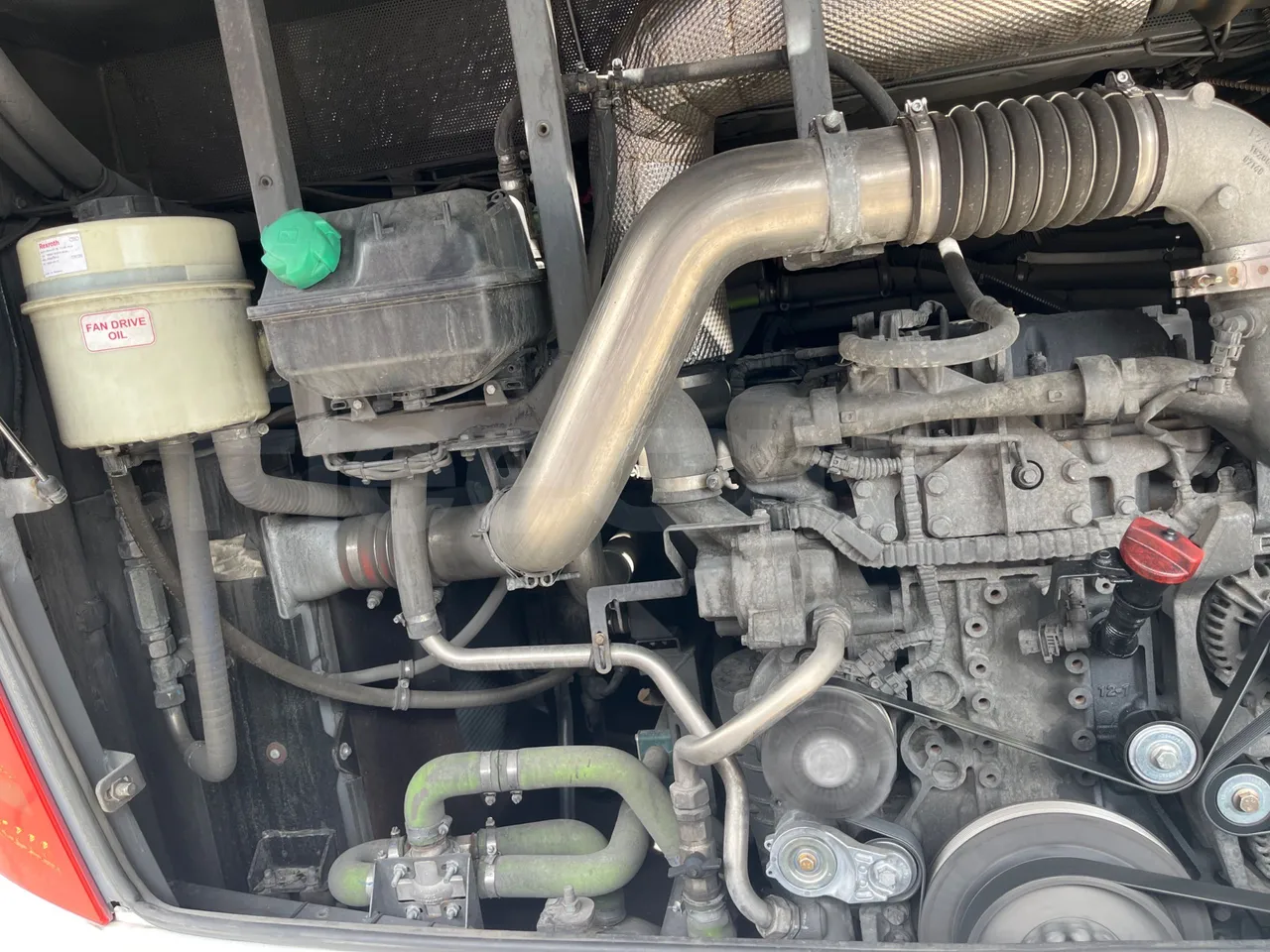 Irizar Daf - engine plate photo