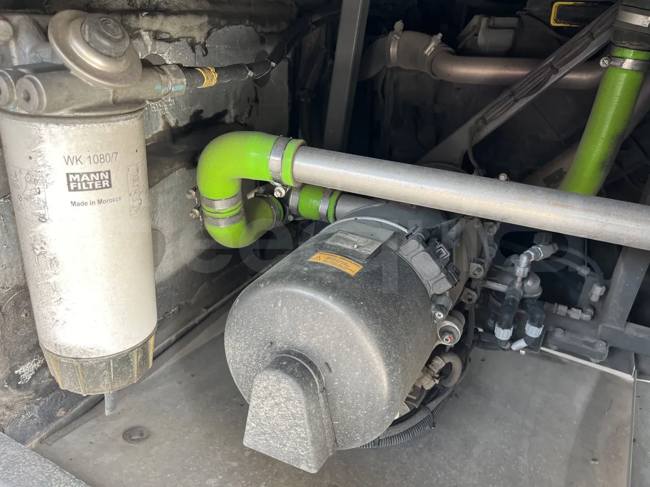 Irizar Daf - preheater webasto photo