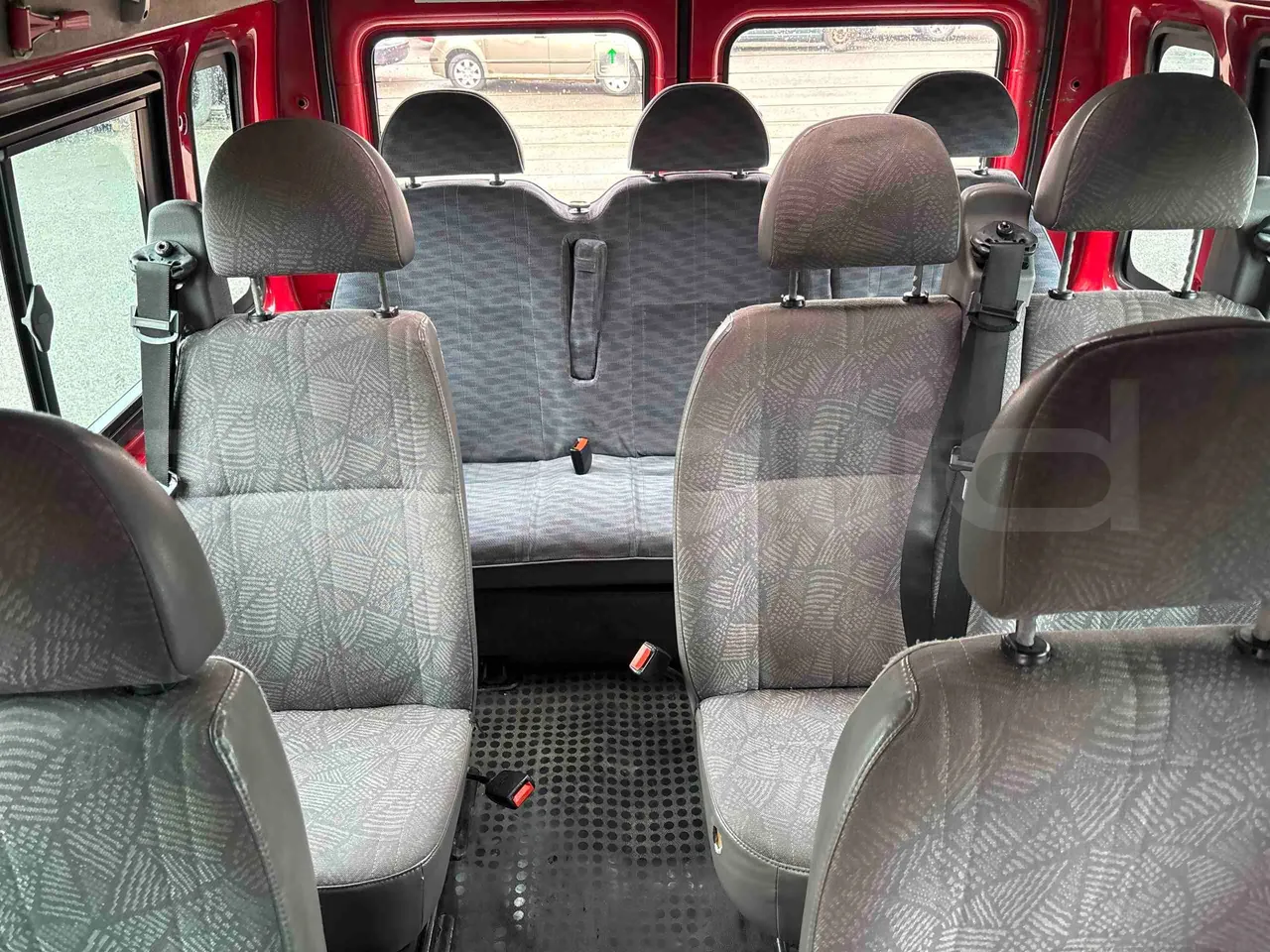 Ford Transit H9FA - Euro3 - 101kW - 6.374mt - reverse view middle aisle