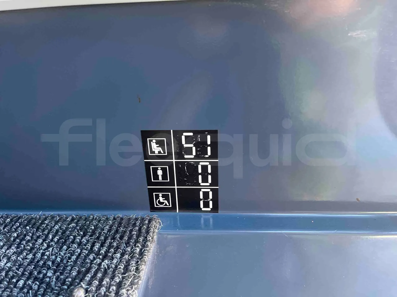 Neoplan Starliner N5217 - EUR5 - 371kW - 14m - seat plate photo