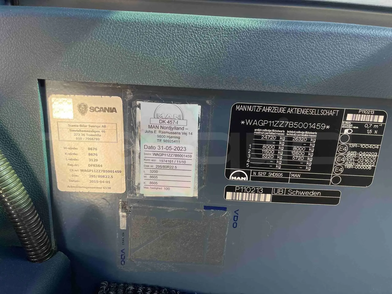 Neoplan Starliner N5217 - EUR5 - 371kW - 14m - vehicle plate photo