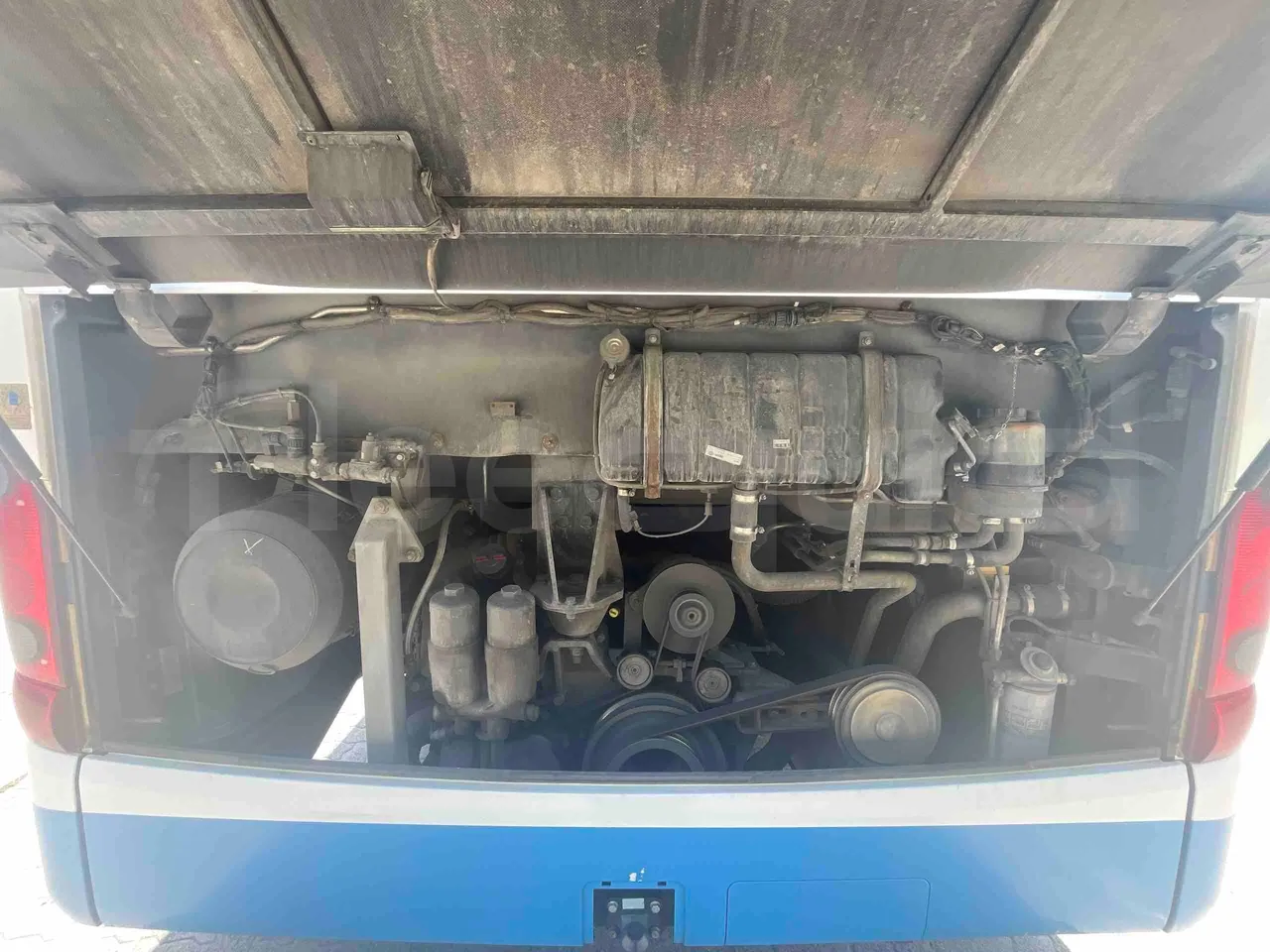 Setra S412 - Rear Hatch Open