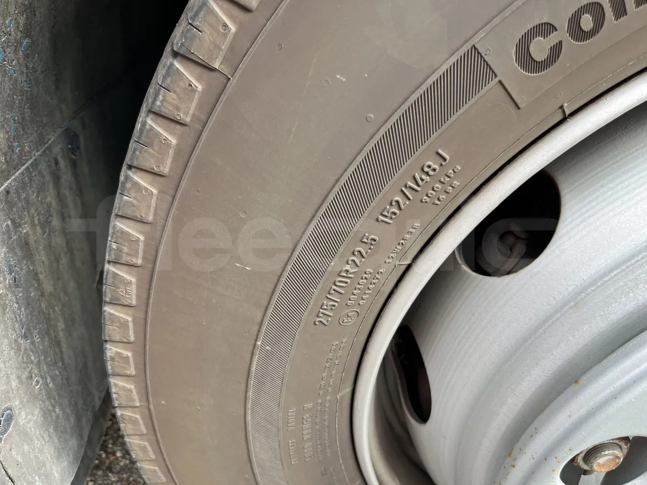 Mercedes-Benz Citaro K - First Axle Left Side: Tyre Size
