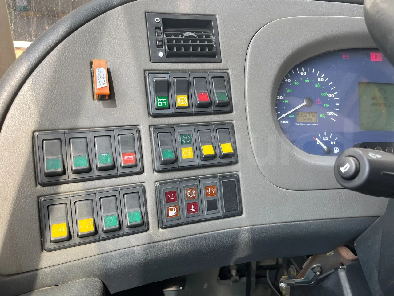 Temsa Tourmalin - buttons panels on