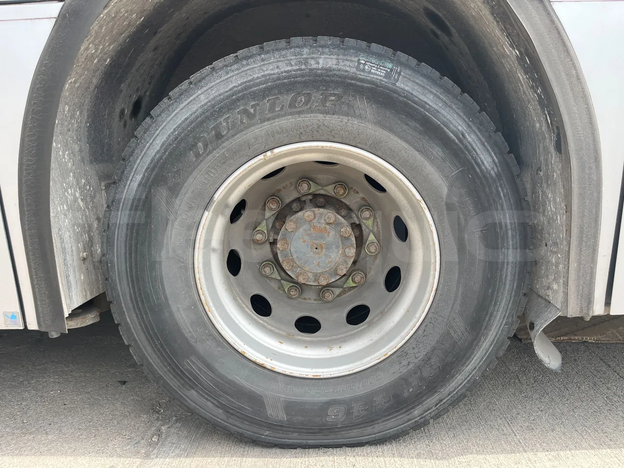 Temsa Tourmalin - front left tire measurements