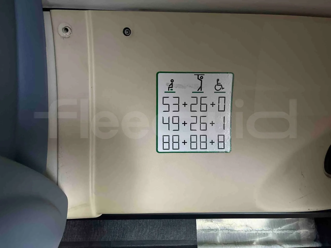 Iveco Crossway - Seats Plate