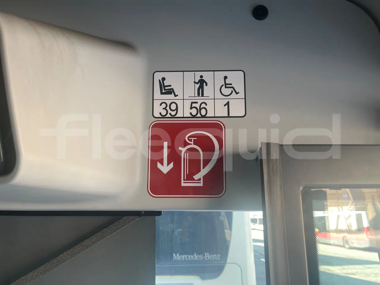 Mercedes-Benz Citaro O 530 A26 - Euro5 - 210kW - 12mt - seat plate photo