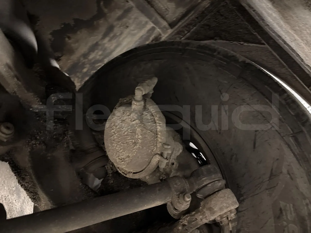 Setra S417 GT-HD - EURO4 - 315 kW-14,05m - front brake calipers left