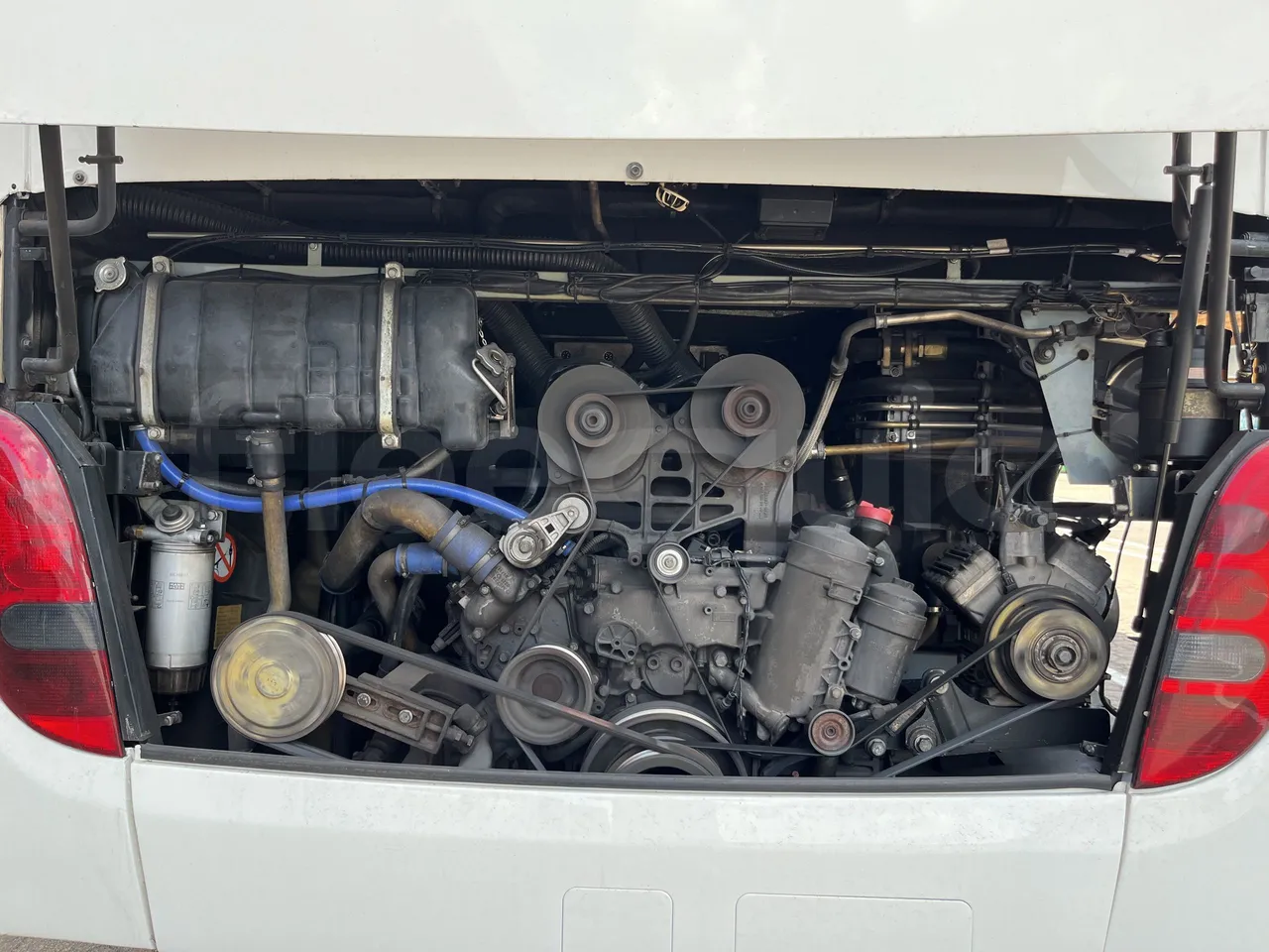 Setra S415 - Rear Hatch Open