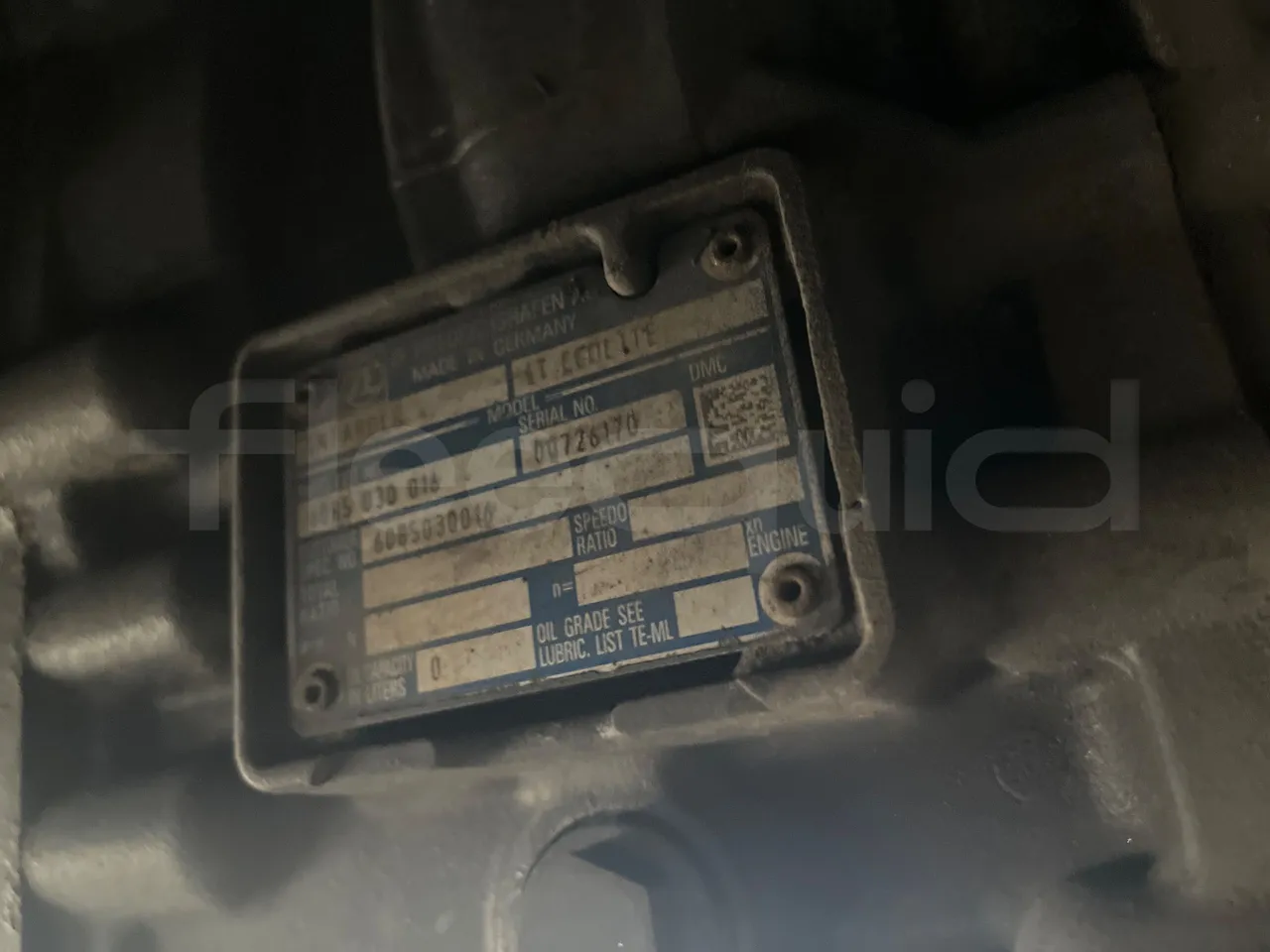 Neoplan JETLINER B274600 - Euro6 - 294kW - 13mt - gearbox plate photo