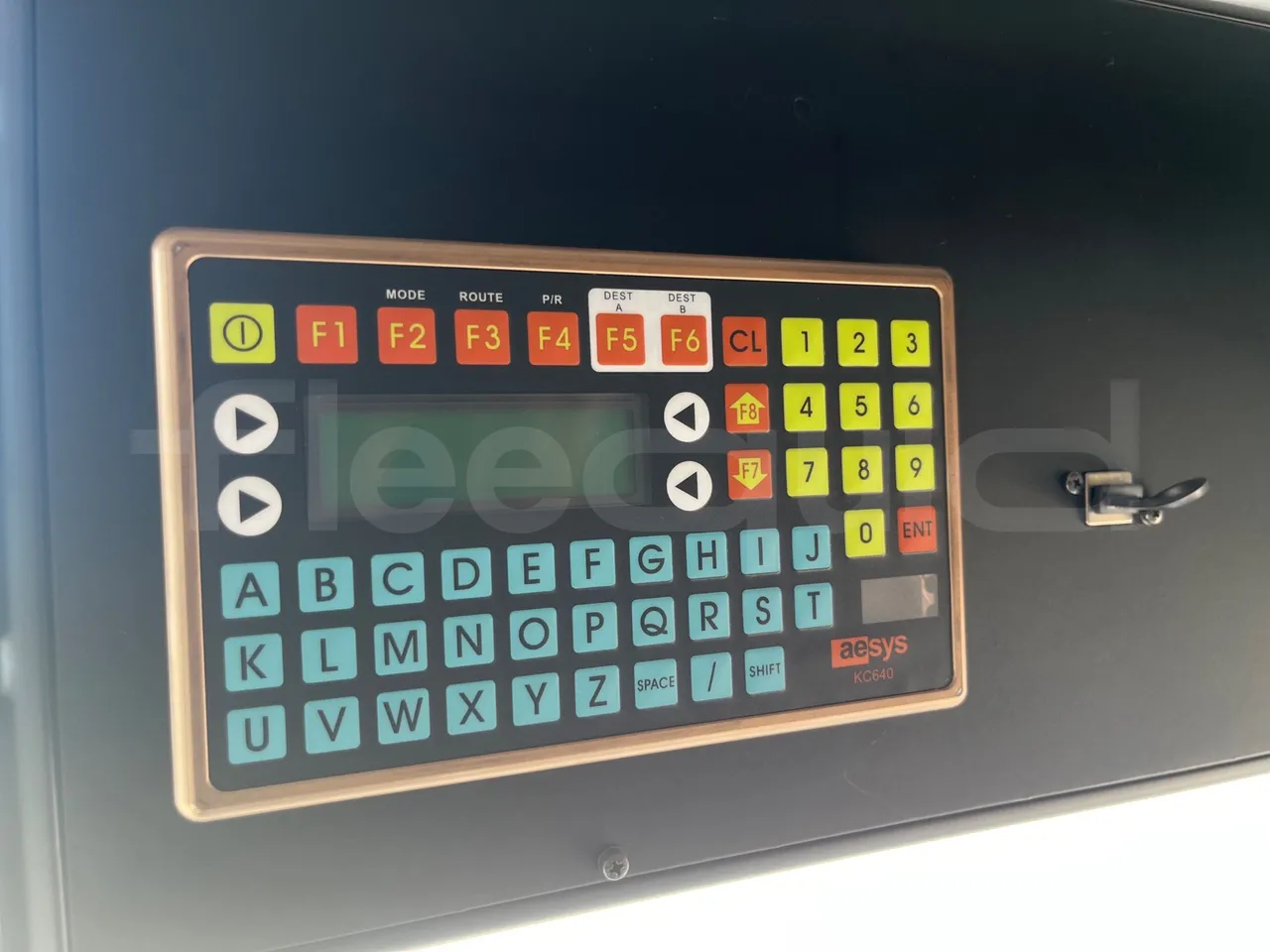Irizar Scania - command unit indicators