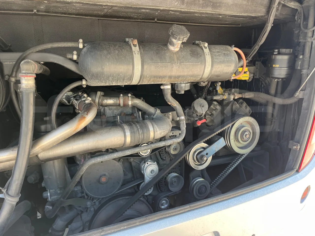 Irizar Scania - engine plate photo