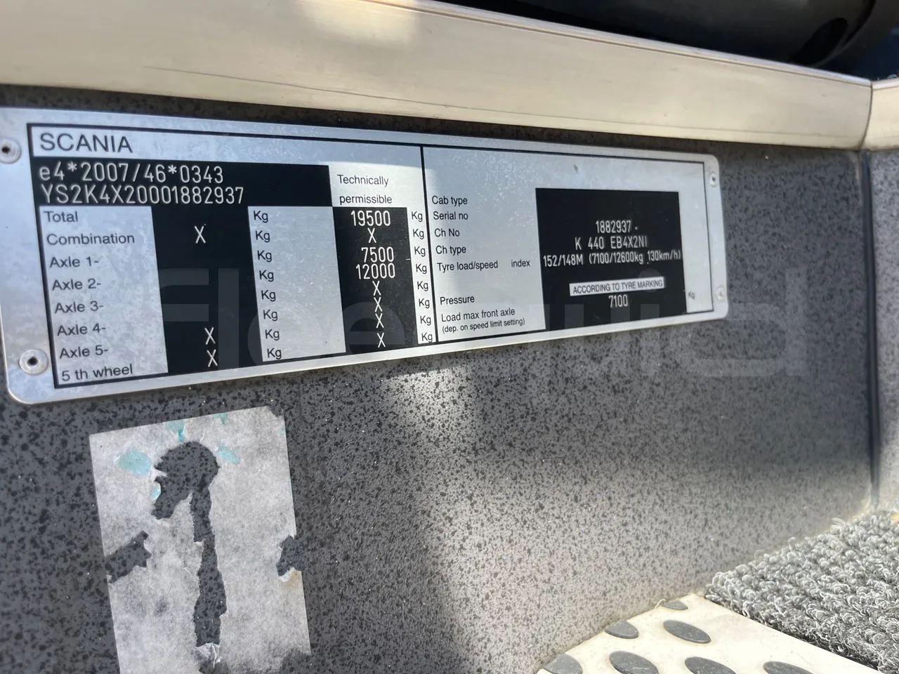 Irizar Scania - platform code photo