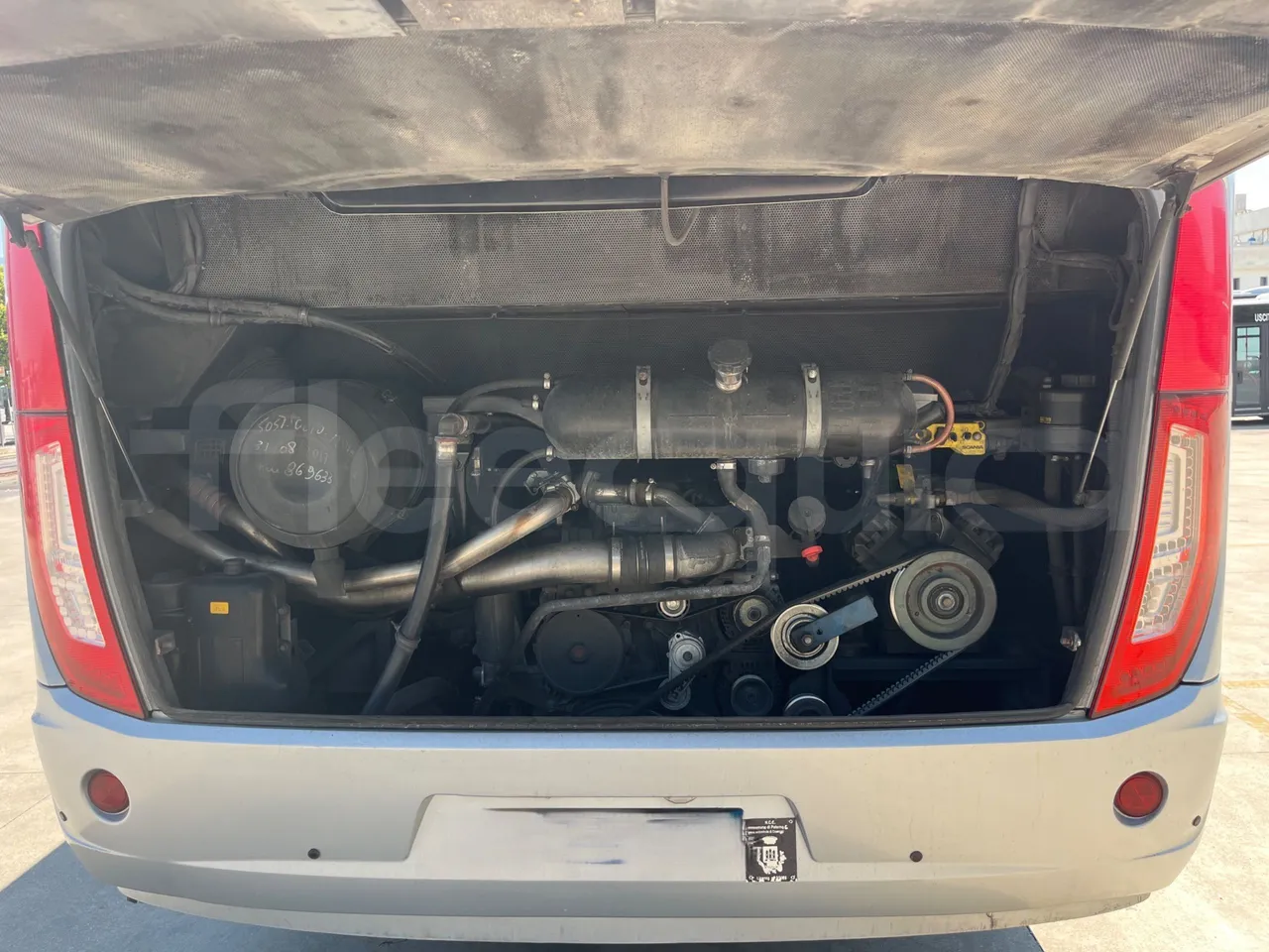 Irizar Scania - rear hatch open