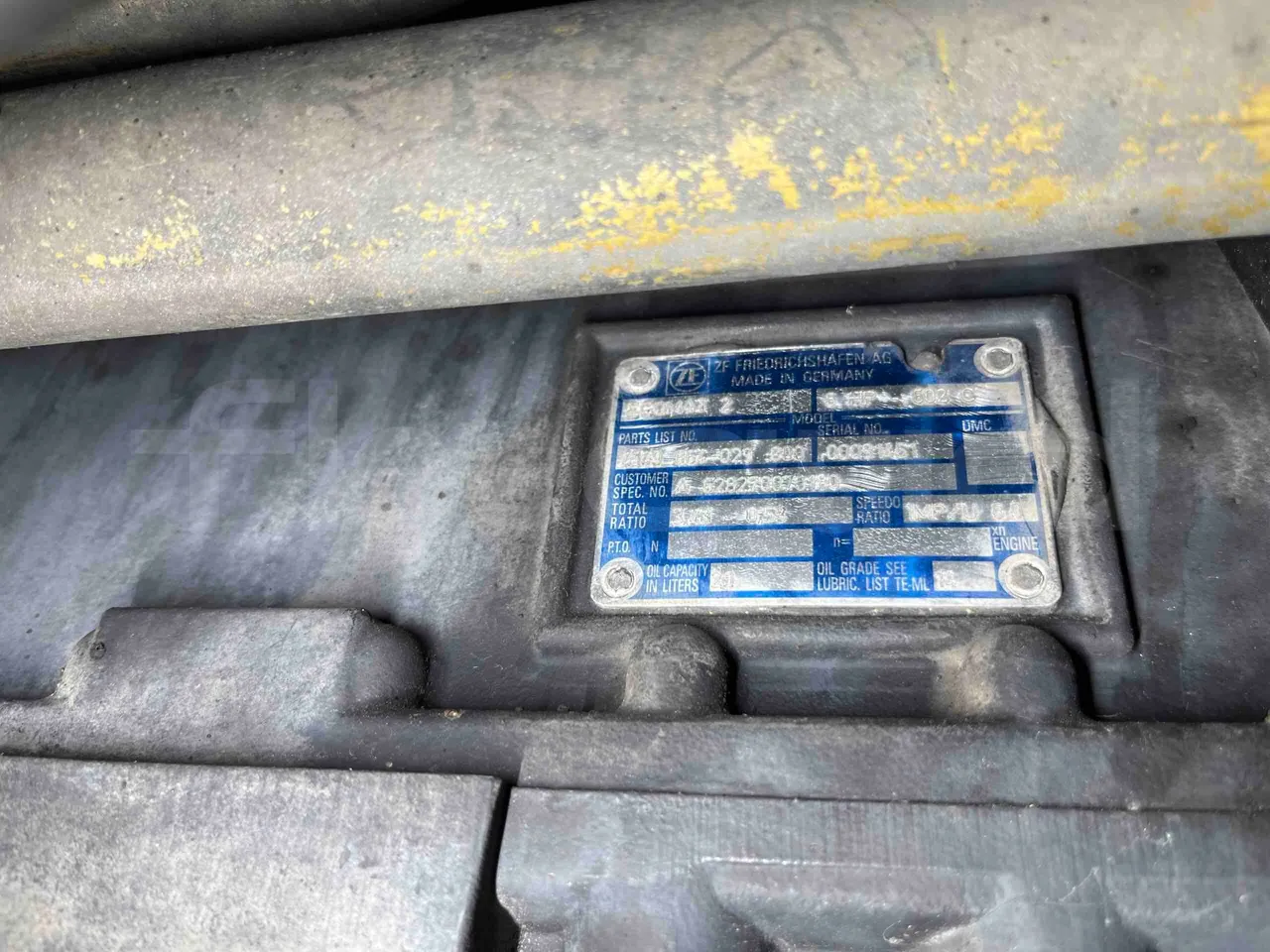 Mercedes-Benz Citaro O 530 G - Euro5 - 260kW - 17.940mt - gearbox plate photo