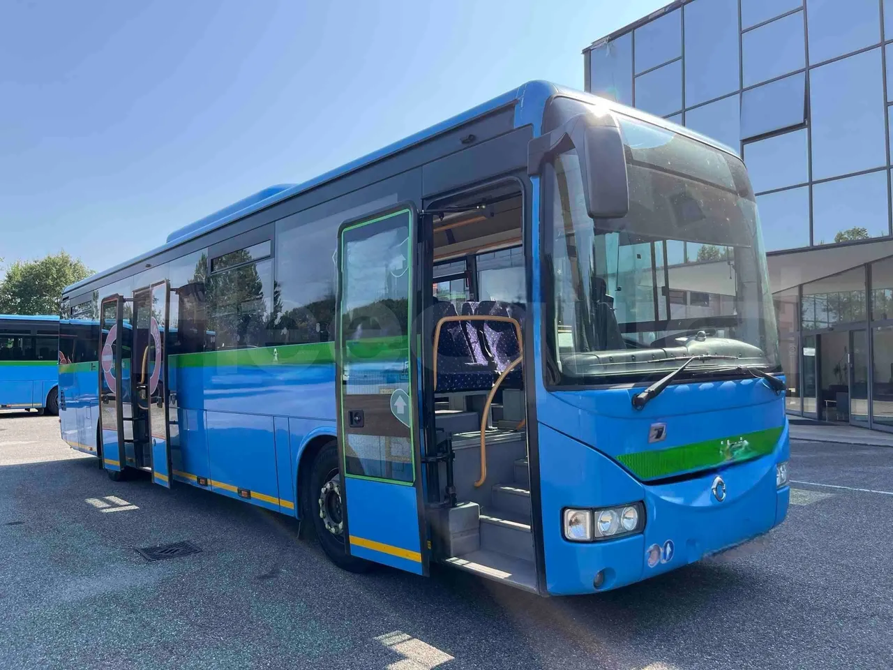 Iveco Crossway - 3/4 Front Right Side Doors Open