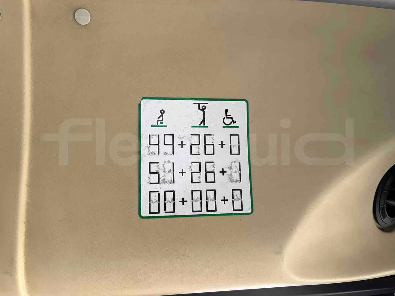 Iveco Crossway - Seats Plate