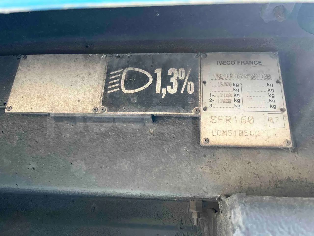Iveco Crossway - Vehicle Plate