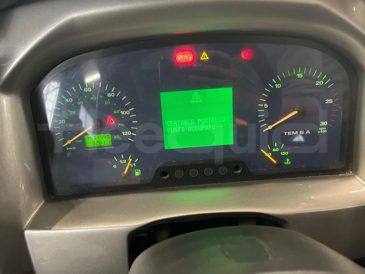 Temsa Safari RD RAT153 - EUR5 - 266kW - 12.200m - dashboard lights on