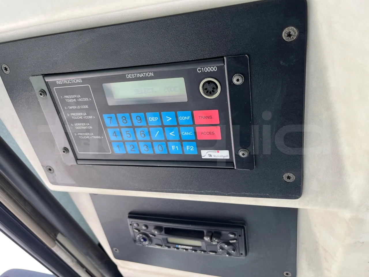 Setra S315 315 NF 457/ Euro 3 -185Kw -12 Mt - command unit indicators