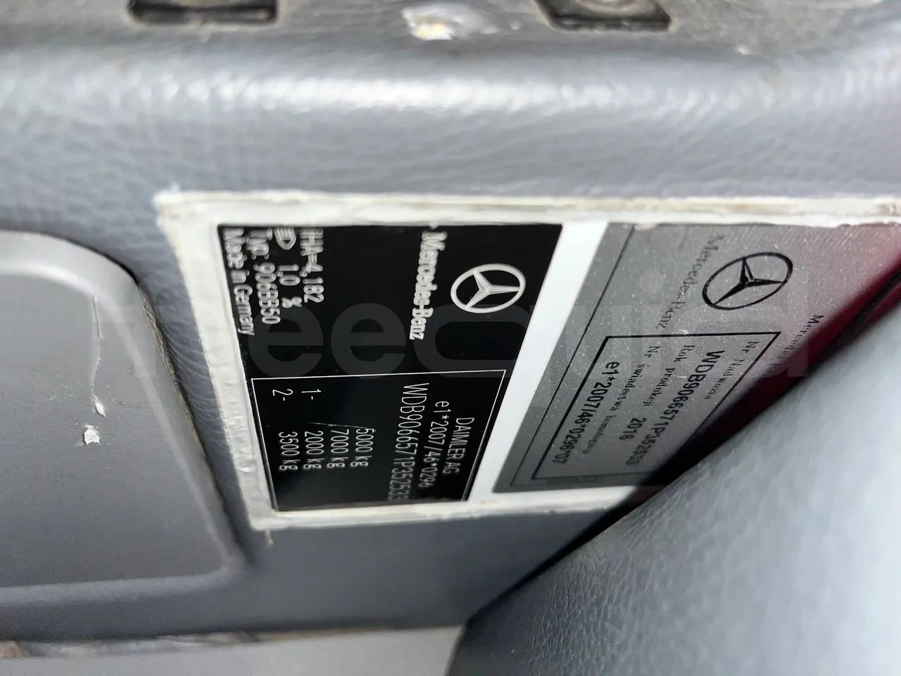 Mercedes-Benz Sprinter 906BB50 Ristè - Euro6 - 120kW - 7.367mt - vehicle plate photo