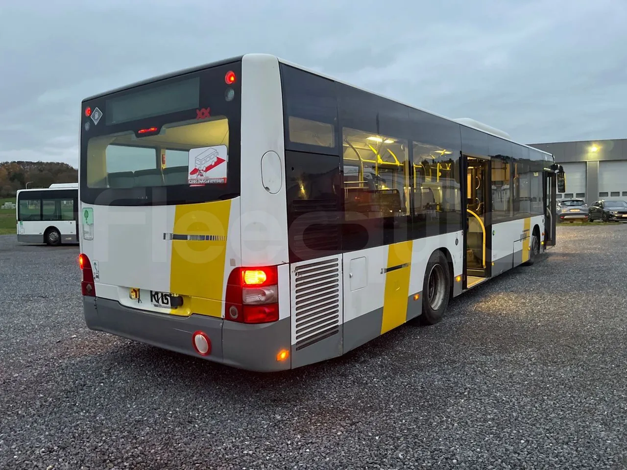 Man Lion's City A21 - EUR5 - 206kW - 11.980m - 3/4 right rear doors open