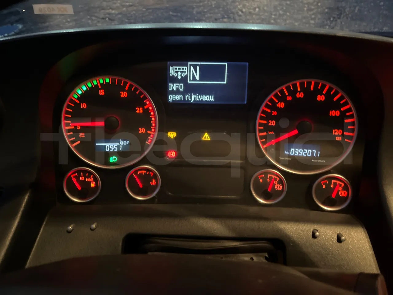 Man Lion's City A21 - EUR5 - 206kW - 11.980m - dashboard lights on