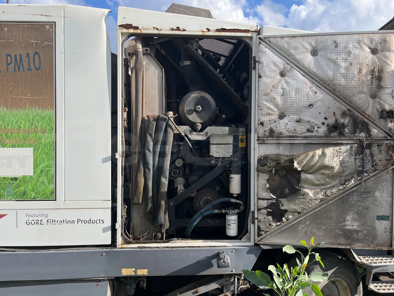 Dulevo 5010 L - 5.890mt - rear hatch open