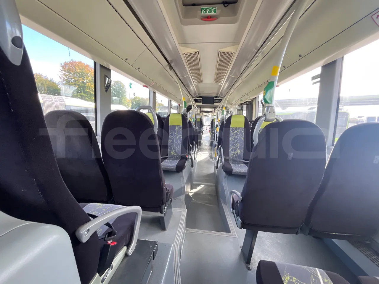 Volvo G891H L291LH24J8100 / Euro 6 - 177 Kw - 18.750 Mt - forward view all seats last row height