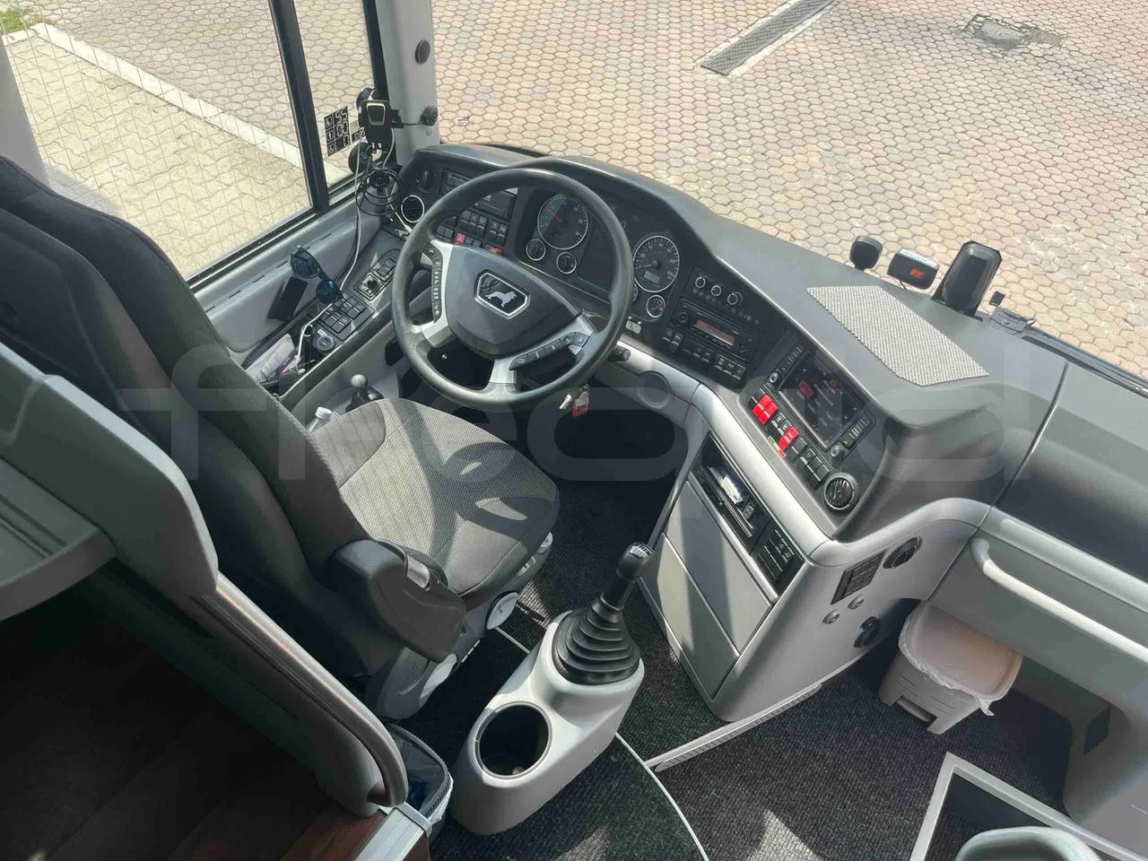 Man Lion's Coach - buttons panels on