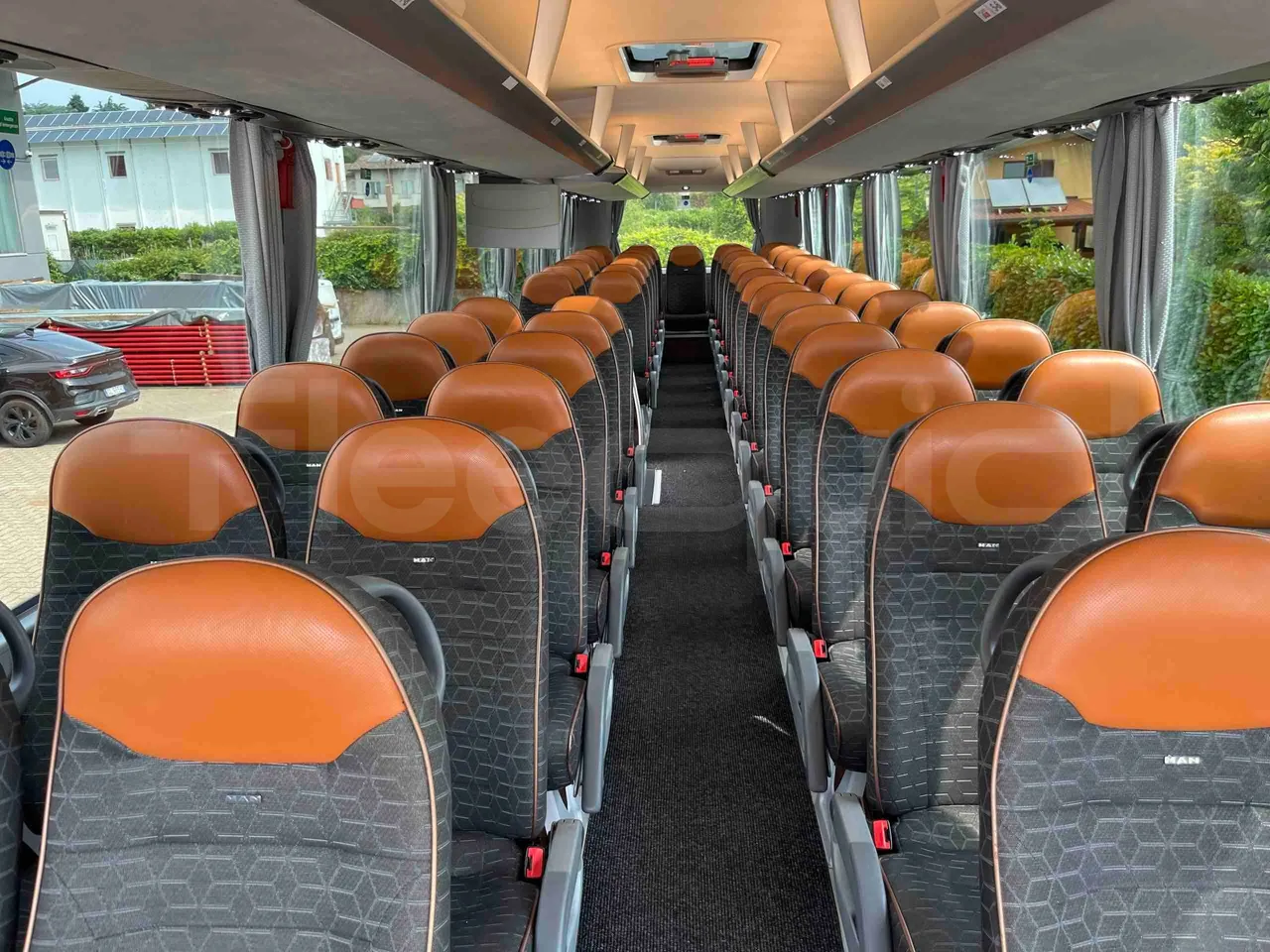 Man Lion's Coach - handrails photo
