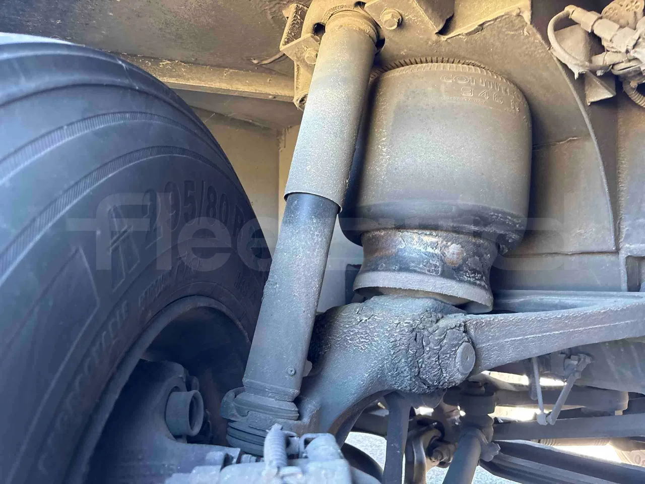 Setra S515 - front shock absorbers right