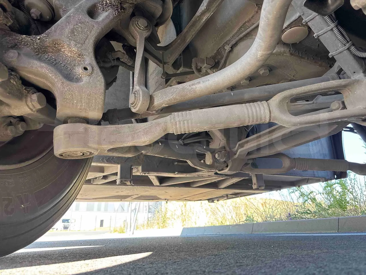 Setra S515 - front axle central