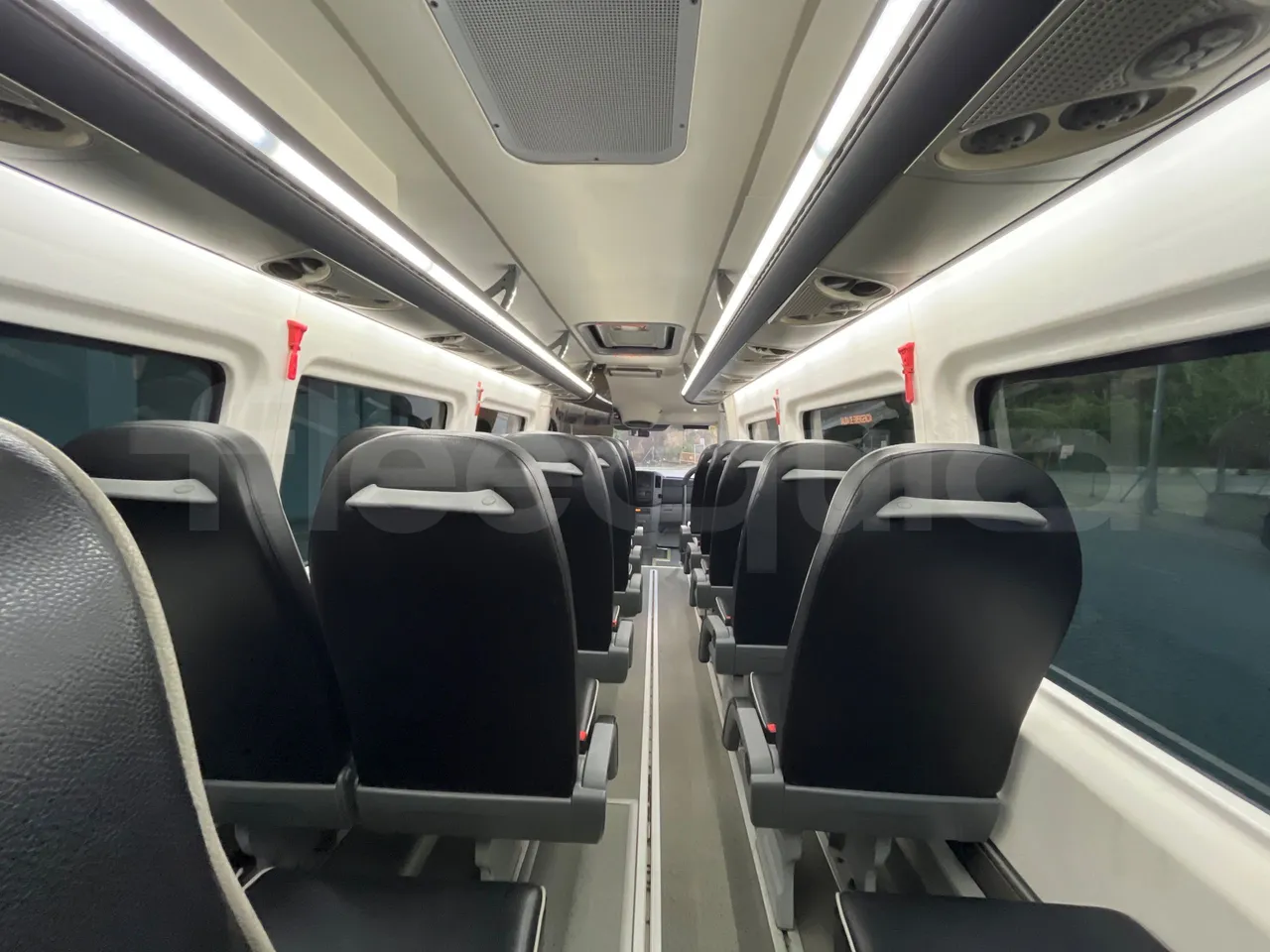 Mercedes-Benz Sprinter Noge - EUR6 - 140kW - 7.544m - forward view all seats last row height