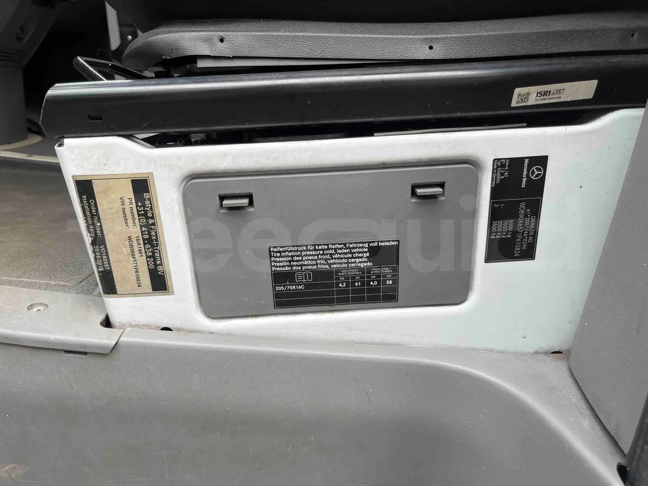 Mercedes-Benz Sprinter 906BB50 - EUR 6 -120kW - 7.361m - vehicle plate photo