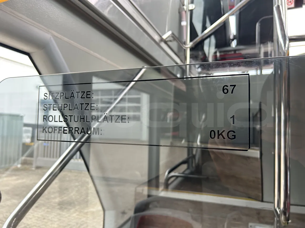 Volvo Unvi - Seats Plate