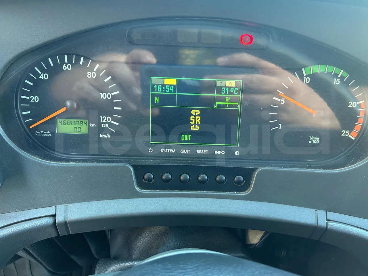 Setra S415 - Dashboard Engine On