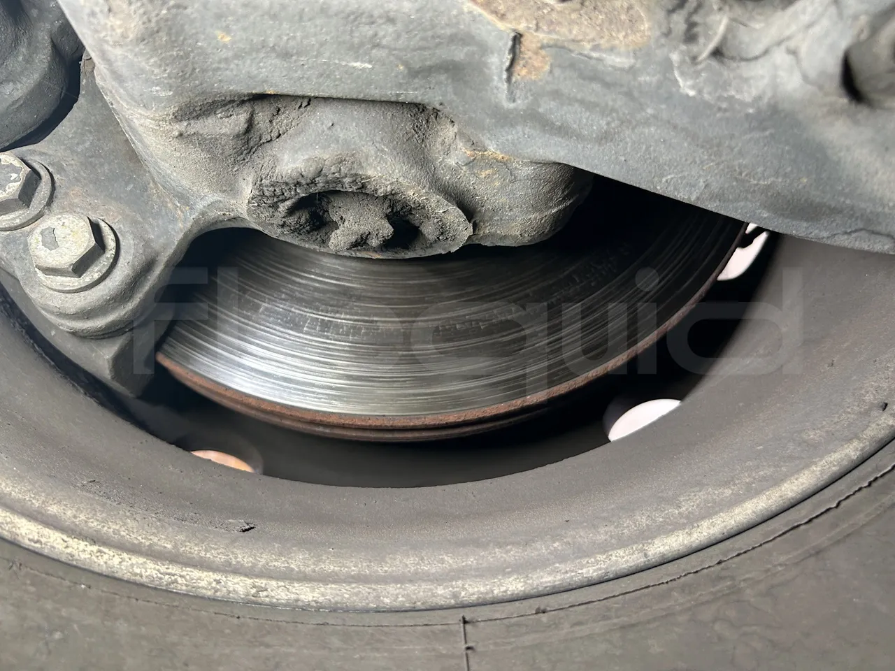 Setra S415 - Third Axle Discs Left Side