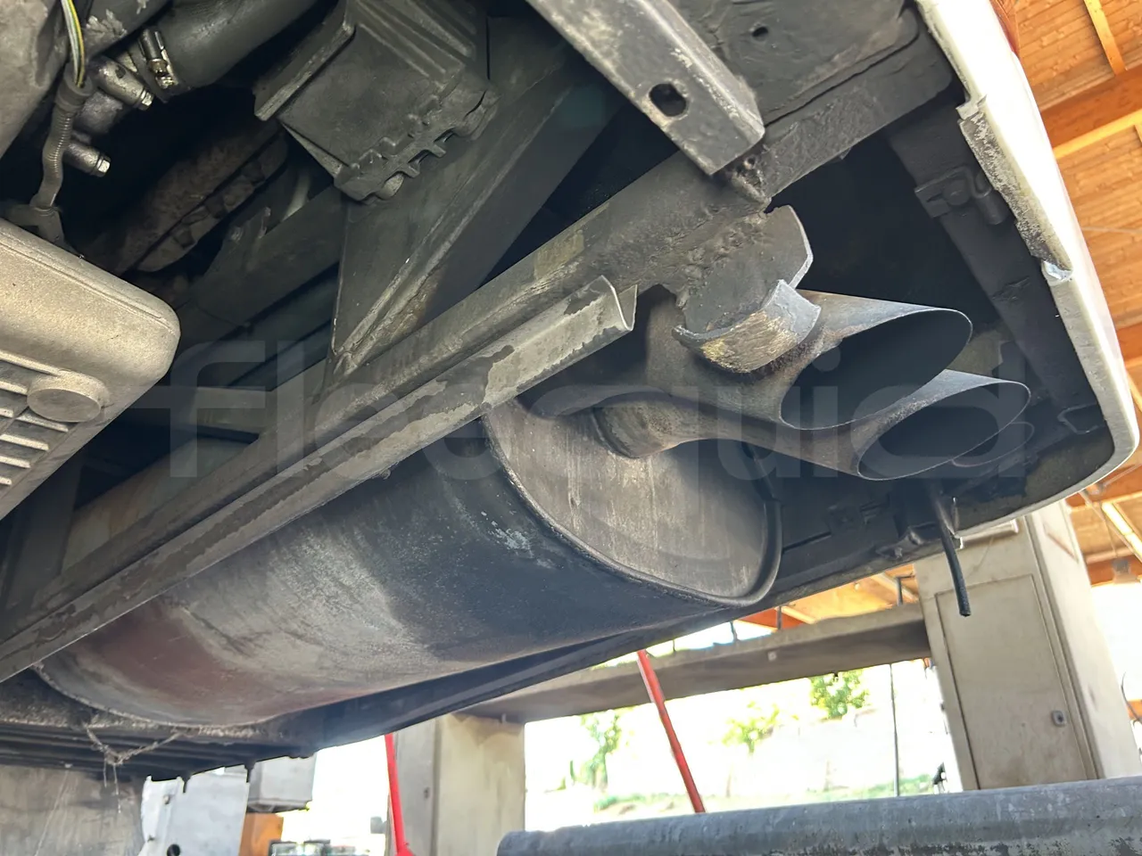 Setra S415 - Exhaust
