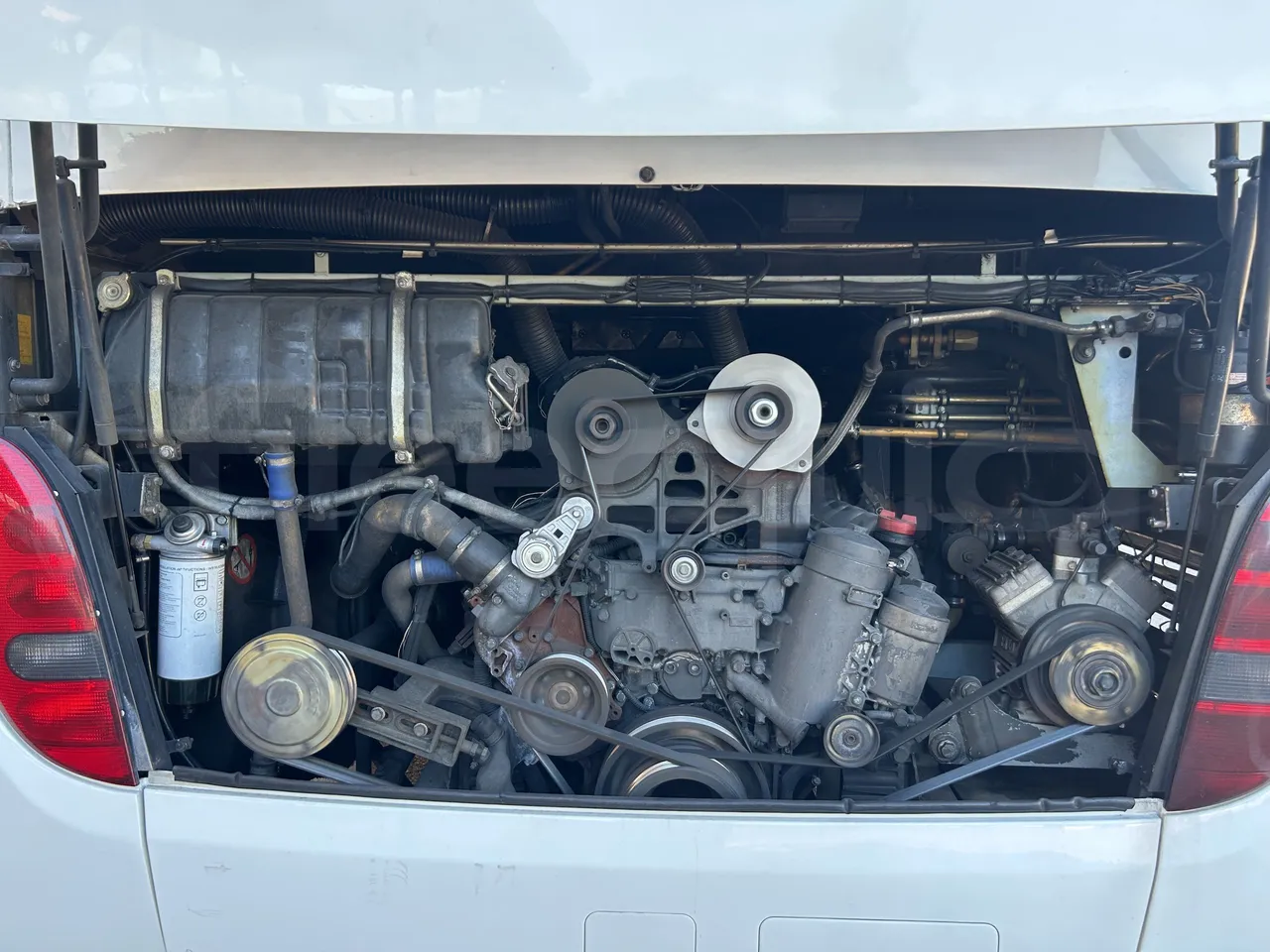 Setra S415 - Rear Hatch Open