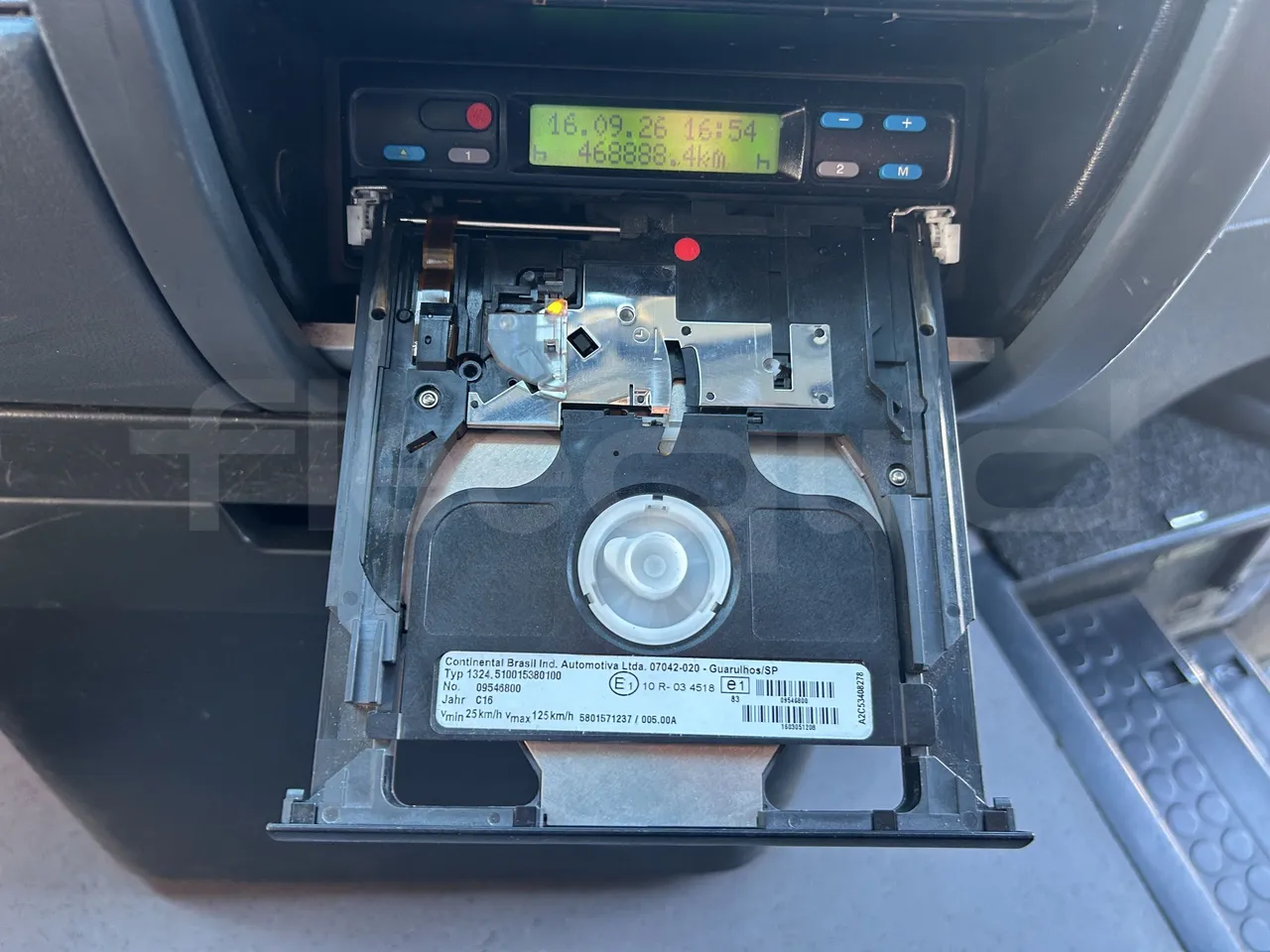 Setra S415 - Tachograph