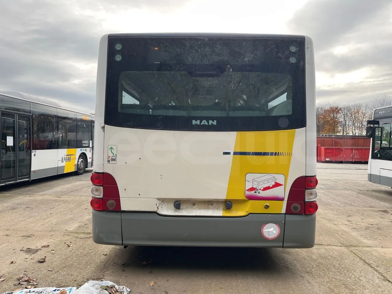 Man Lion's City A21 - EUR5 - 206kW - 11.980m - rear hatch closed