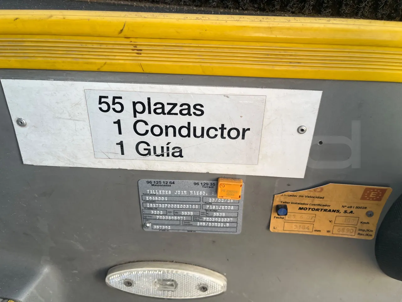 Iveco 389 - Seats Plate