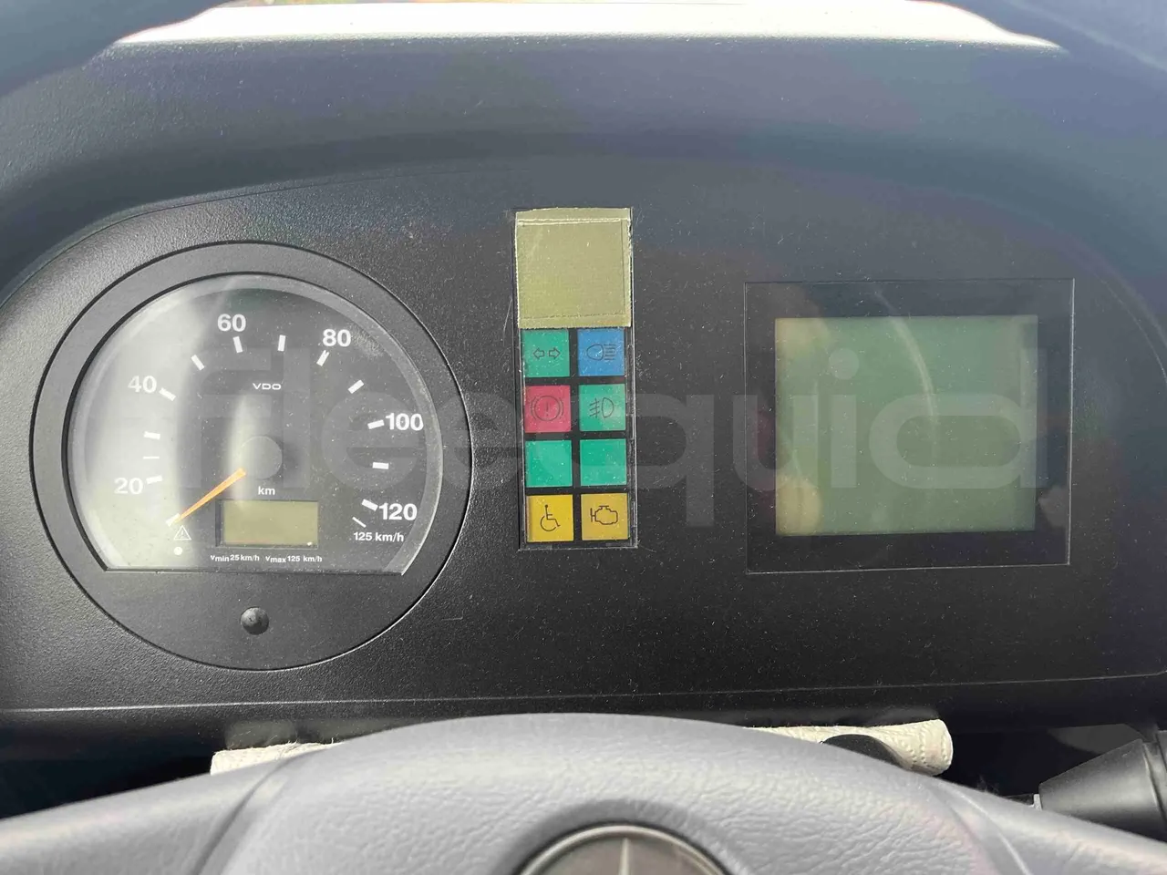 Mercedes-Benz Citaro - dashboard lights on