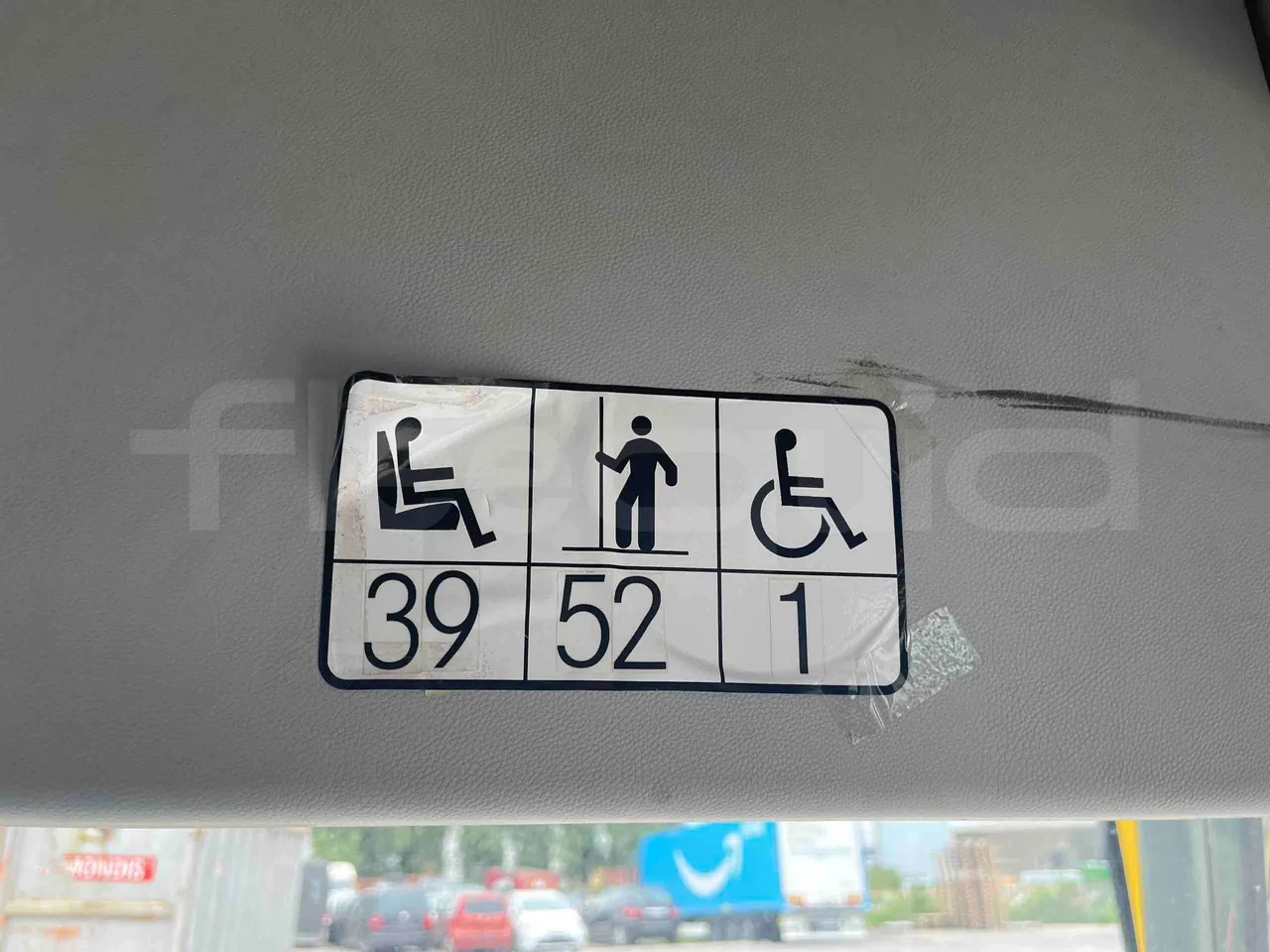 Mercedes-Benz Citaro - seat plate photo