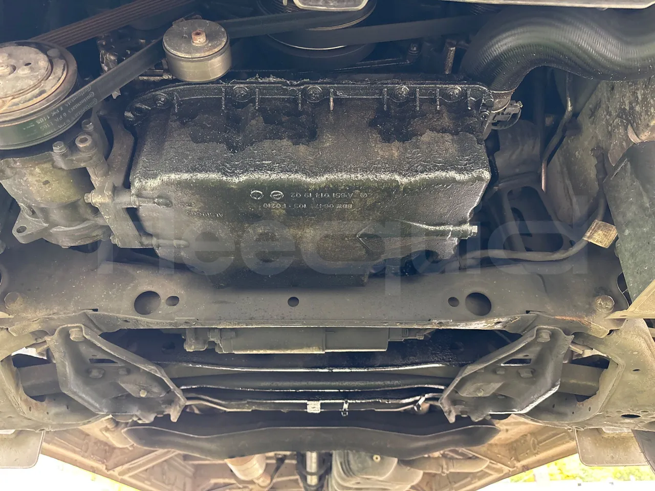 Mercedes-Benz Sprinter Mercus - Euro6 - 120kW -  6.961mt - front undercarriage from front