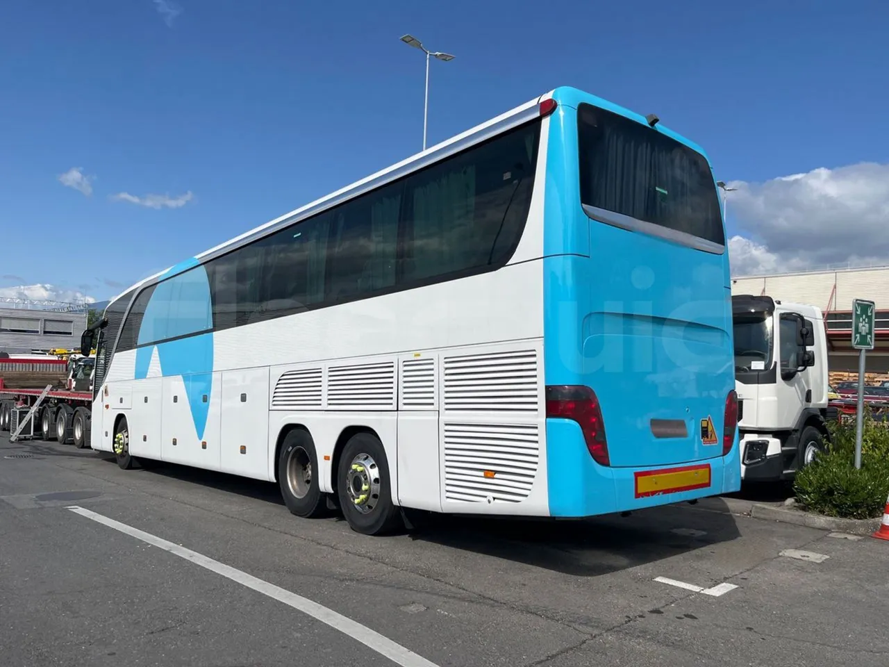 Setra S 417 S417 HDH/ Euro 4 - 350 Kw - 13,85 Mt - 3/4 left rear side