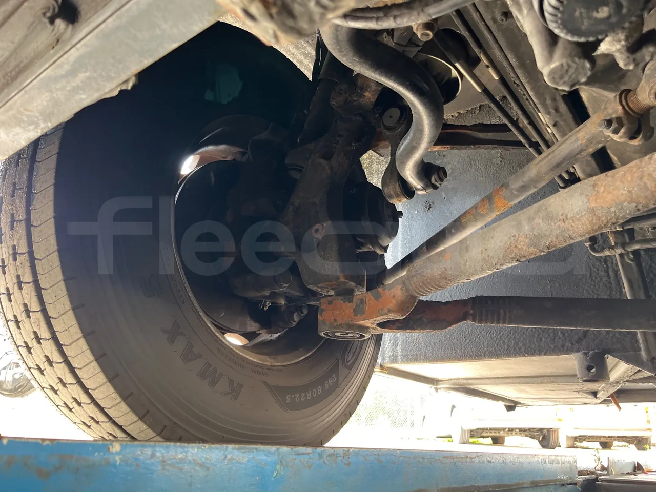 Setra S 417 S417 HDH/ Euro 4 - 350 Kw - 13,85 Mt - front axle left side
