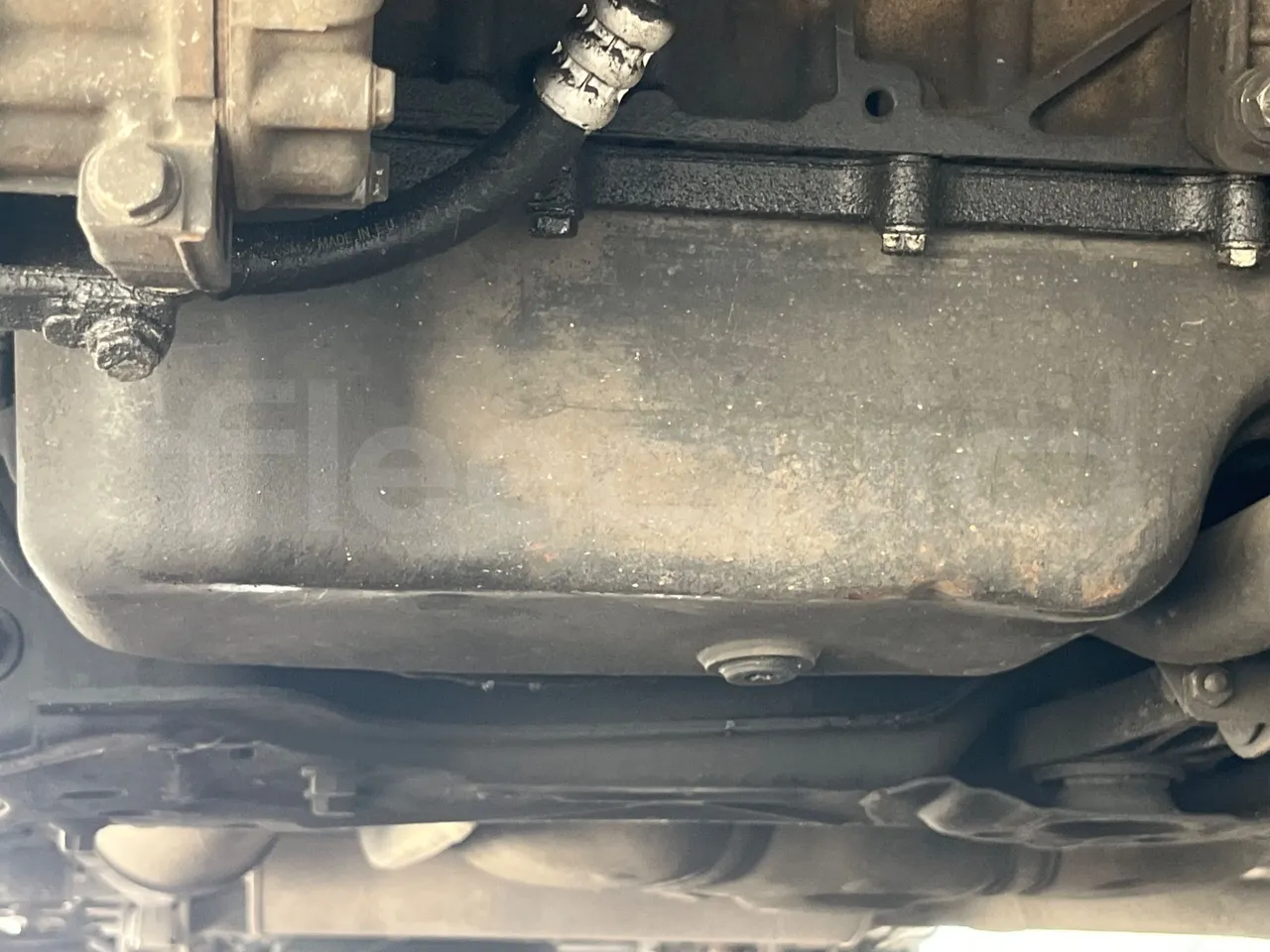 Fiat Ducato - engine without protection